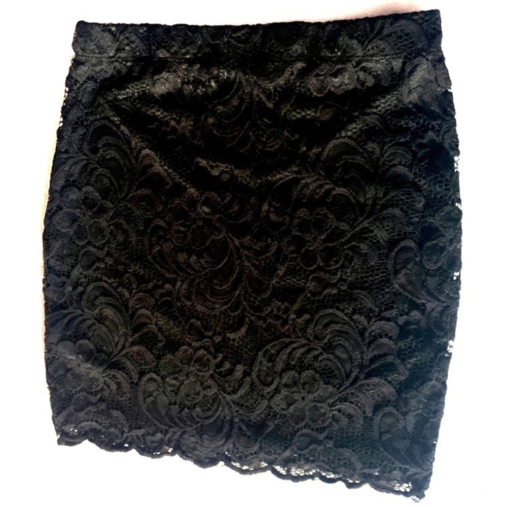 Little black lace mini size small
